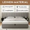 Łóżko tapicerowane Flieks 180x200 cm z 2 stolikami nocnymi, Podgląd zdjęcia produktu 6