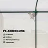 Outsunny kas met netramen en een opklapbare deur, foliekas Productafbeelding-voorbeeld 5
