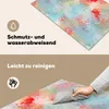 KitchenYeah© Herdabdeckplatte Blau - Rot - Farbe - Muster , Produktbild-Vorschau 2
