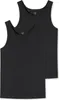 Schiesser Herren 2 er Pack Unterhemd Gr. M  schwarz Produktbild-Vorschau 1