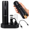WELLHAUS Elektrische kurkentrekker set, zwart, USB-C Productafbeelding-voorbeeld 1