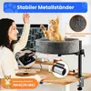Katzenbett für Schreibtisch - Kein Bohren 360°Drehung Produktbild-Vorschau 2
