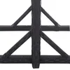vidaXL Tavolo da giardino nero 110×53×72 cm in vetro e poly Anteprima dell’immagine prodotto 5