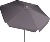 A gray patio umbrella shown from a slightly elevated angle against a white background. Produktbild-Vorschau