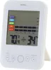 A digital thermometer and hygrometer displaying temperature and humidity. Produktbild-Vorschau