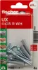 Fischer 4x Universaldübel UX 6x35 WH mit Winkelhaken - Produktbild-Vorschau 5