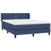 vidaXL Boxspringbett mit Matratze Blau 140x200 cm Stoff -  Produktbild-Vorschau 4