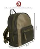 Sunsa Damen Herren kleiner Leder Rucksack Backpack Produktbild-Vorschau 3