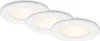 LED vstavané svietidlá ultraploché sada 3 ks 6 W IP44 biela Náhľad obrázku produktu 1