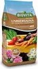 A bag of soil for plants, with images of vegetables and flowers on it. Produktbild-Vorschau