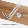 Rikmani Schweberegal Holzregal Wandregal TES 100 cm Produktbild-Vorschau 3