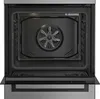 The interior of an open oven with a fan visible. Produktbild-Vorschau