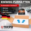 TECPO 500x Einweg Fußmatten 500x380 mm Fußraummatten Produktbild-Vorschau 2