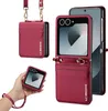 Handyhülle für Samsung Galaxy Z Flip 7, Leder Crossbody Produktbild-Vorschau 2
