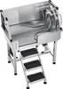 Hundewaschstation aus Edelstahl, 870x488x1025 mm Produktbild-Vorschau 1