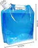 5l Faltbarer Wasserbehälter 4er-Pack Bpa-freier faltbarer Produktbild-Vorschau 2