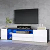 Merax TV-Lowboard 180x40x45cm, armoire TV LED haute Voir les images du produit 2