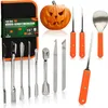 com-four® 12-teiliges Kürbis Schnitz-Set für Halloween - Produktbild-Vorschau 1