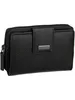 A black leather wallet with a Bugatti logo. Anteprima dell’immagine prodotto