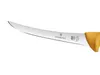 A close-up shot of a knife blade and handle. Produktbild-Vorschau