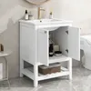 okwish Badezimmerschränke Badmöbel Einzel Waschtisch mit Produktbild-Vorschau 3