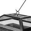 KADAX Foyer de jardin avec couvercle, grille et tisonnier, Voir les images du produit 7