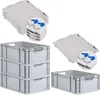 SuperSparSet 4x Eurobox NextGen Economy mit Scharnierdeckel Produktbild-Vorschau 1