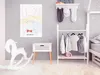 Italienischer Leinwand Leinwandbild - Greetings from Rabbit Produktbild-Vorschau 2