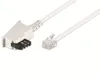 Telefonkabel (Universal Pinout), weiß Kupferkaschierter Produktbild-Vorschau 2