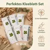 Set van 10 gelpennen met een echt klavertje, als Productafbeelding-voorbeeld 3