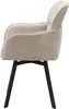 byLIVING Stuhl 2-er Set RICO / Webstoffbezug in taupe, Produktbild-Vorschau 9