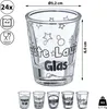 24x Schnapsglas Display 6fach sortiert Trinksprüche Glas Produktbild-Vorschau 9