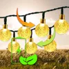 Lampki Solarne Ogrodowe Girlanda Soalrna 100Led Kulki Białe Podgląd zdjęcia produktu 2