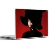 MuchoWow® Laptop Aufkleber Sticker Cover Rot - Frau - Produktbild-Vorschau 6