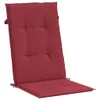 vidaXL Coussins de chaise de jardin pour hauts dossiers 4 Voir les images du produit 1