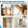 Ikodm 4 Stück Deckenstützen Montagestützen Einhandstützen Produktbild-Vorschau 4