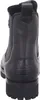 The back view of a black leather boot. Produktbild-Vorschau