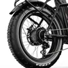 E-bike skladací bicykel s batériou 48V 18Ah až do 120km 20 Náhľad obrázku produktu 7