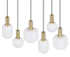 Lampada a sospensione DIVA bianco-nero-ottone 6xE27x10W Anteprima dell’immagine prodotto 14