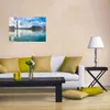 Wallario Poster - Panorama des Hafens von Barcelona, Produktbild-Vorschau 3