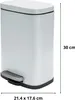 Spirella Akira Abfalleimer mit Pedal, 21,5 x 17,5 x 30 cm, Produktbild-Vorschau 12