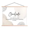 MuchoWow® Textilposter Sprichwörter - Schokolade - Zitate - Produktbild-Vorschau 1