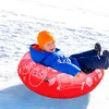 lot de 2 pneus de luge gonflables en PVC, Snow Tube bleu + Voir les images du produit 5