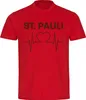 multifanshop Kinder T-Shirt - St. Pauli - Herzschlag, rot, Produktbild-Vorschau 1