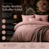 Bettwäsche 200x200 Rosa Damast Streifen – Renforcé Produktbild-Vorschau 7