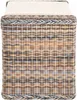 KRINES HOME Wäschesortierer mit Sitzbank aus echtem Rattan Produktbild-Vorschau 4
