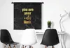MuchoWow® Wandteppich Wandbehang Zitate - Motivation - Gold Produktbild-Vorschau 3