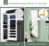Zrcadlová šperkovnice COSTWAY se 6 LED světly a 2 zásuvkami Náhled obrázku produktu 3