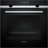Siemens iQ500, Einbau-Backofen, 60 x 60 cm, Edelstahl HB578GBS3 Frontansicht geschlossen Produktbild-Vorschau