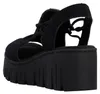 Rieker Damen Keilsandalette mit Hochfront in geraffter Produktbild-Vorschau 5
